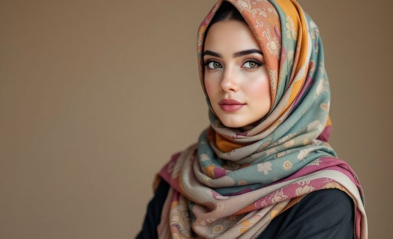 beautiful muslim woman in hijab