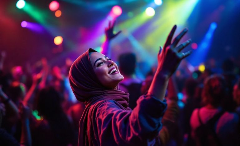 hijab styles for concerts