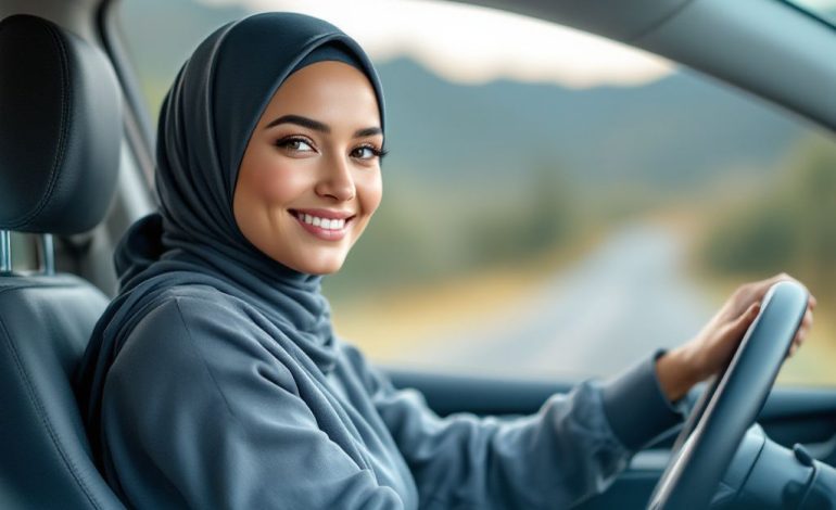 hijab styles for driving