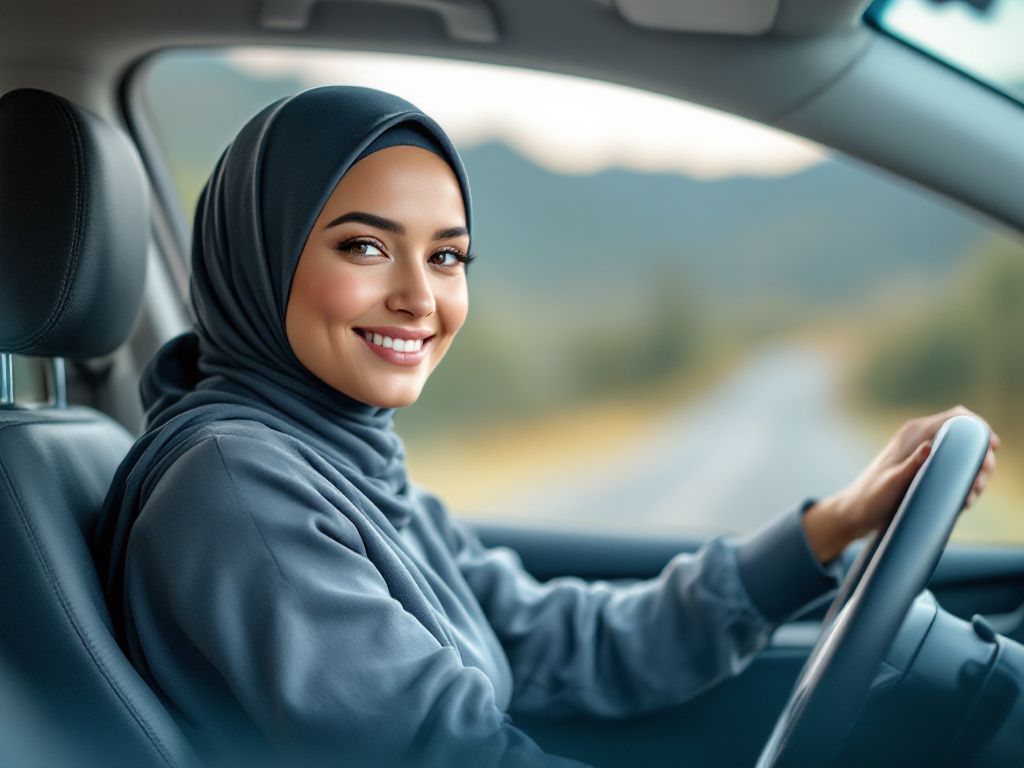 Hijab Styles for Driving: Keeping It Comfy and Chic on the Road