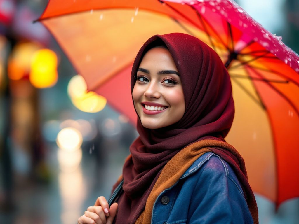 Hijab Styles for Rainy Days: Staying Chic When the Skies Pour