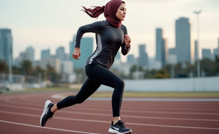 hijab styles for running