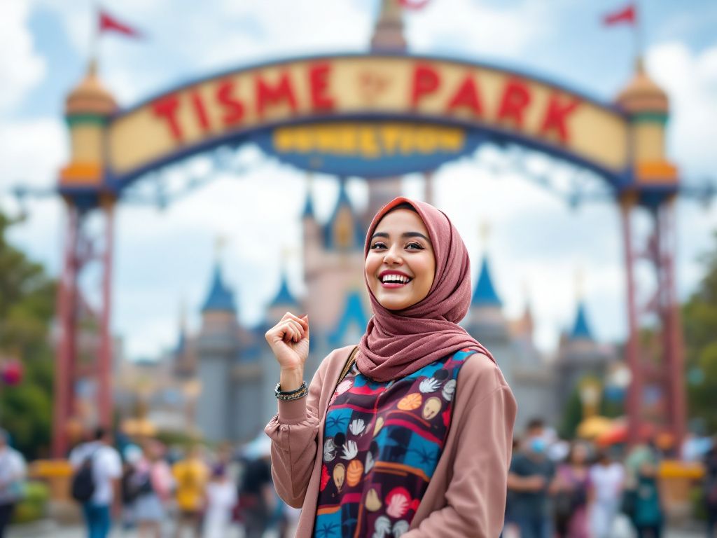 Hijab Styles for Theme Parks: Making Comforts and Style Work Together