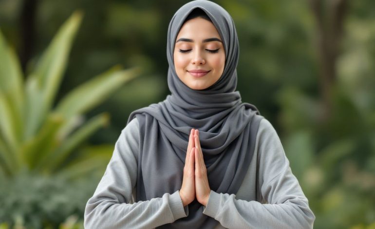 hijab styles for yoga