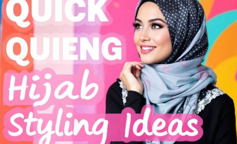 quick hijab styling ideas