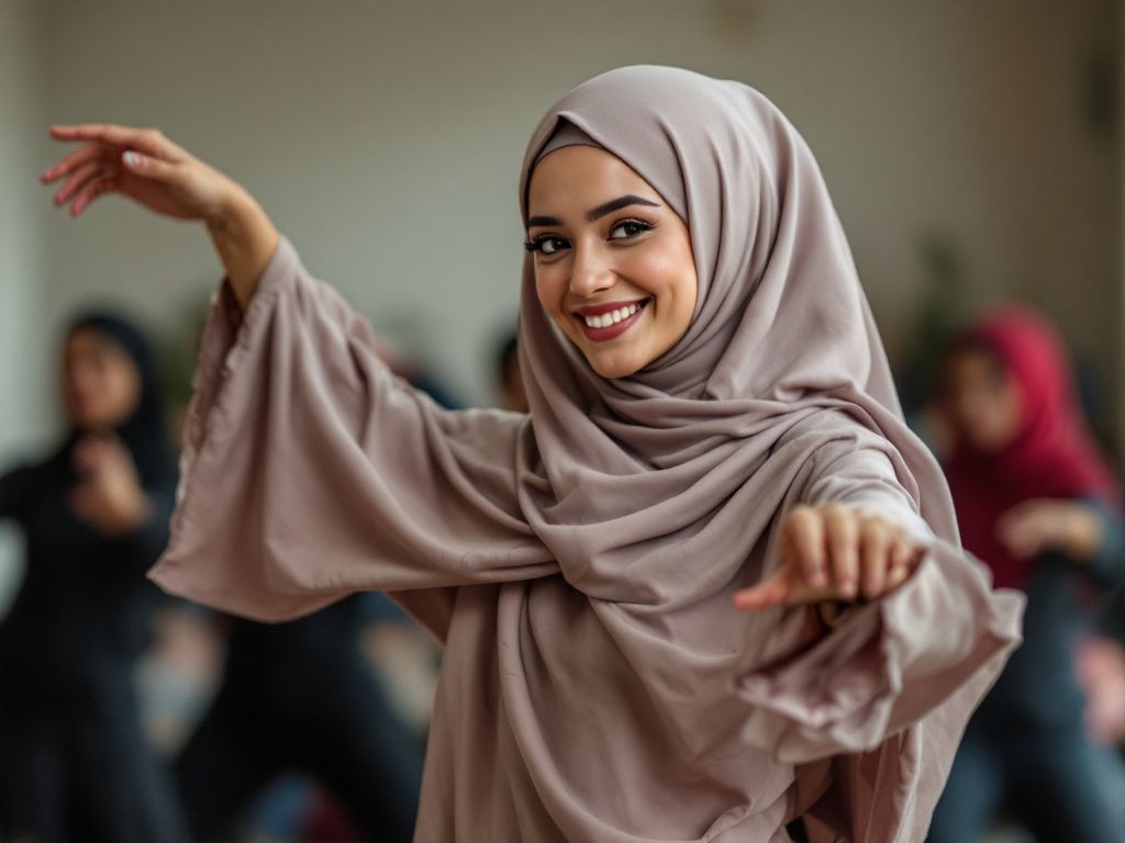 Dance Class Hijab Styles: Keeping Your Look Secure and Stylish on the Dance Floor