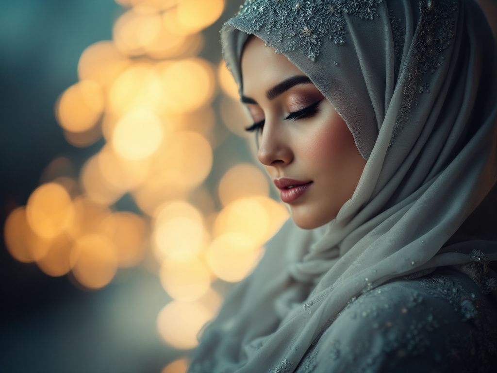 Ramadan Night Elegance: A Guide to Special Evening Hijab Styles