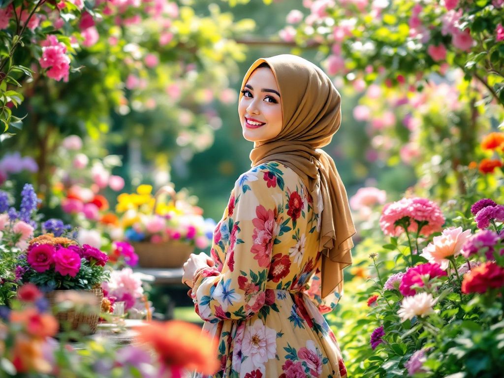 Nailing the Perfect Garden Party Look with Hijab Fashion