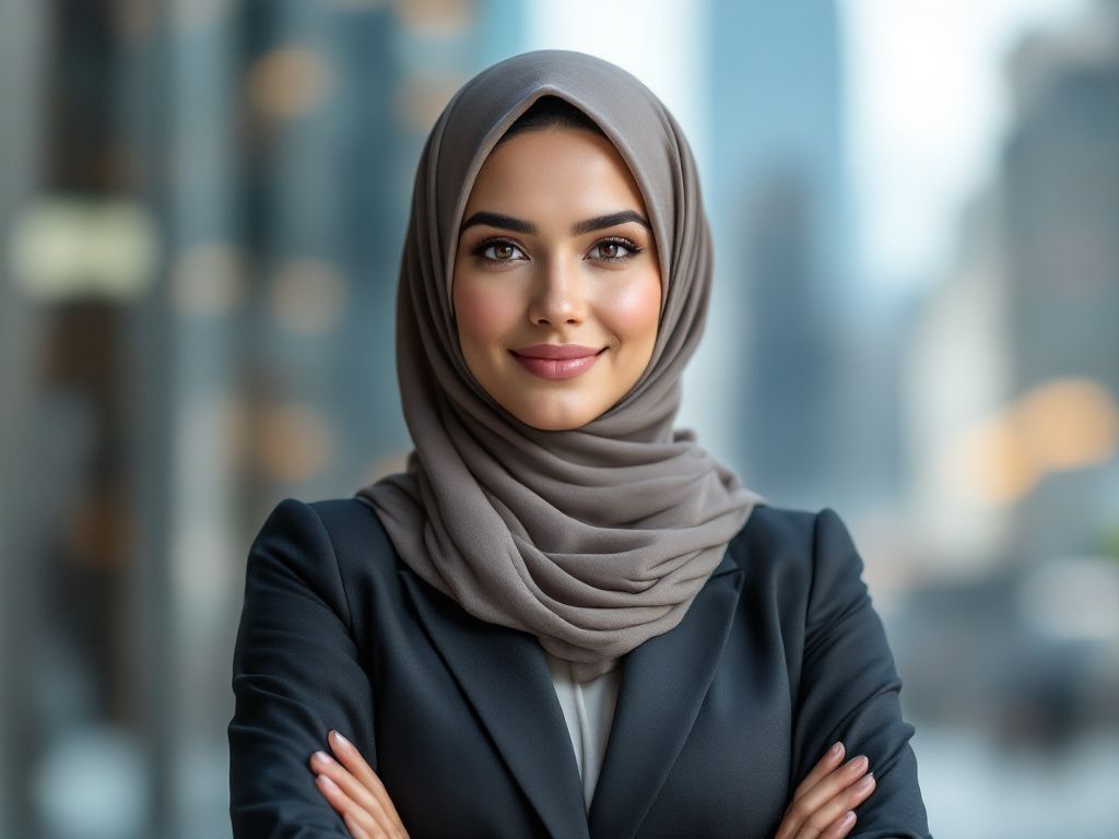 Navigating Executive Style with Confidence: Hijab for Women