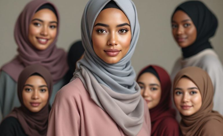 hijab styles for round faces