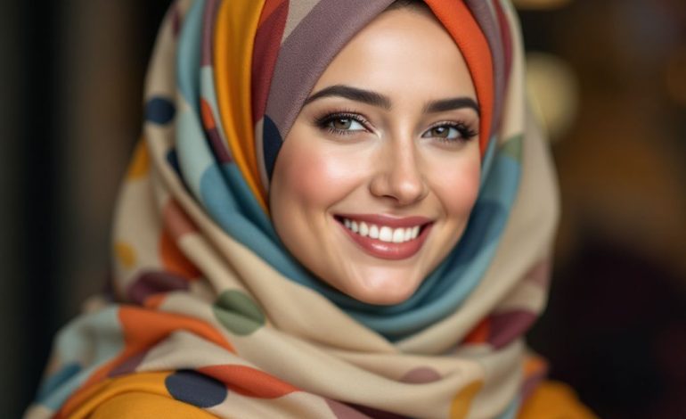 hijab styles for round faces