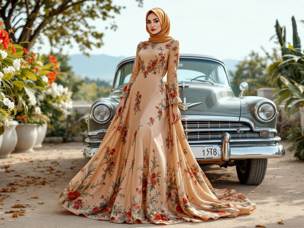 Vintage Hijab Inspiration: Embracing Classic Elegance in Modern Fashion