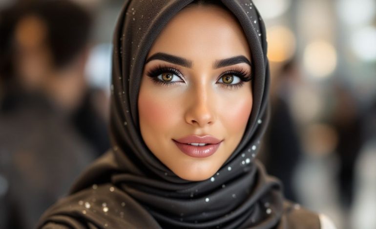 shiny hijab