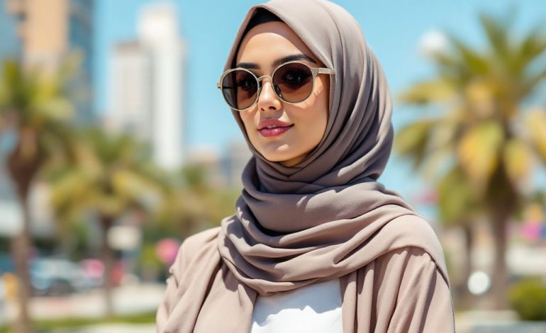 summer hijab style