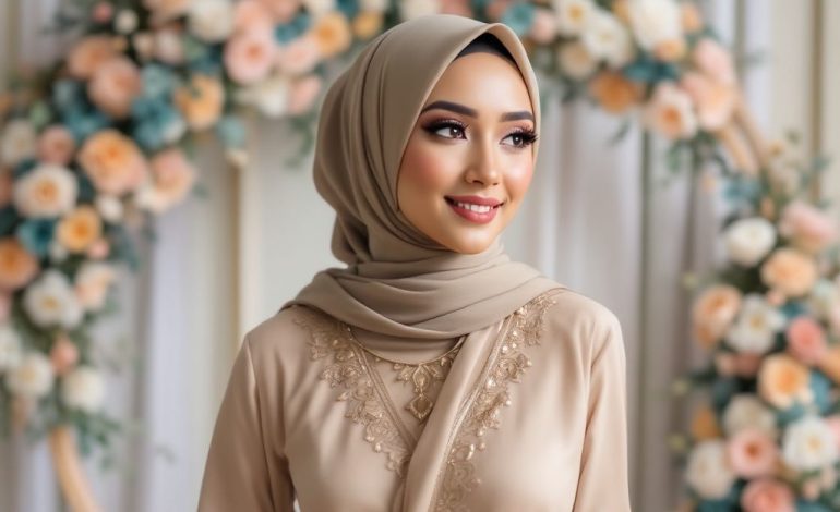 hijab styles for wedding