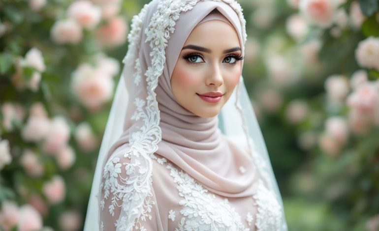 wedding hijab