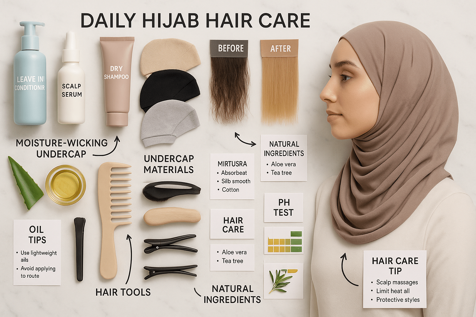 10+ Essential Daily Hijab Hair Care Tips for Ultimate Hair Health