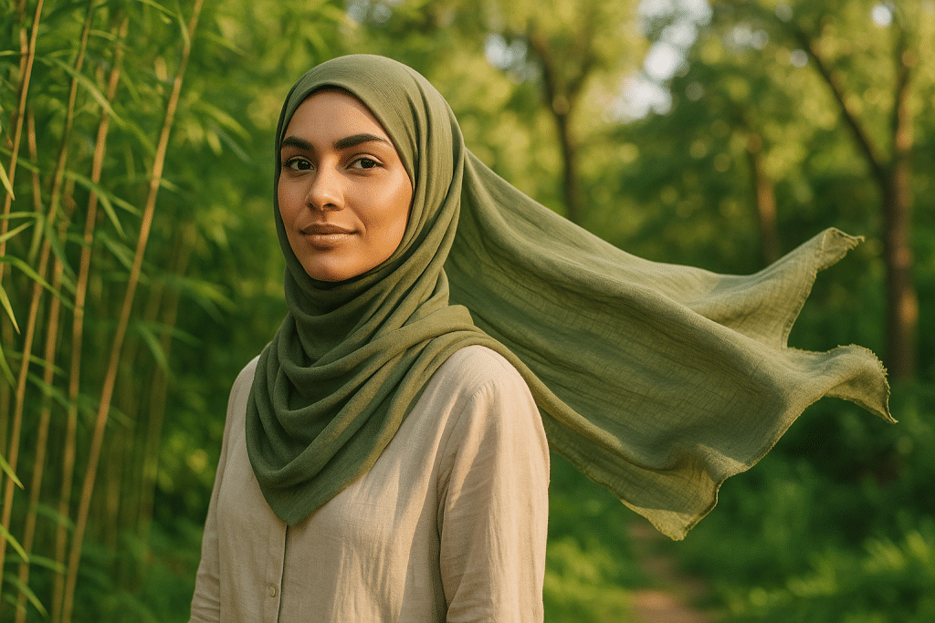 Understanding Sustainable Hijab Fabrics: The Environmental Imperative