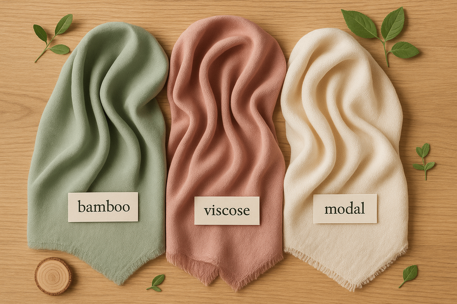 Bamboo vs. Viscose vs. Modal: 3 Best Sustainable Hijab Fabrics 2025