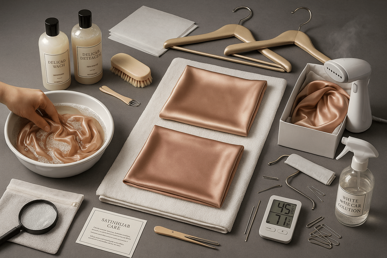 Ultimate Satin Hijab Care Guide: 8 Professional Tips for Long-Lasting Shine