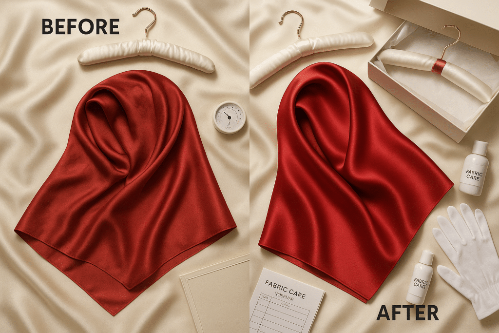 Understanding Satin Fabric Properties for Effective Hijab Care