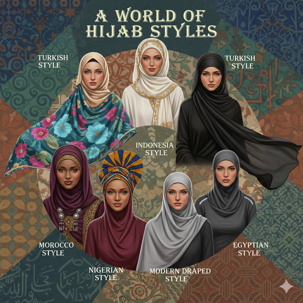 Different Types of Hijab Styles